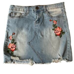 Rue21 Blue and Orange Mini Skirt Small